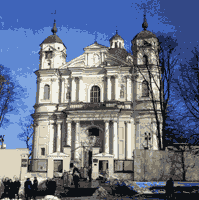 Храм. св. Петра и Павла в Вильнюсе